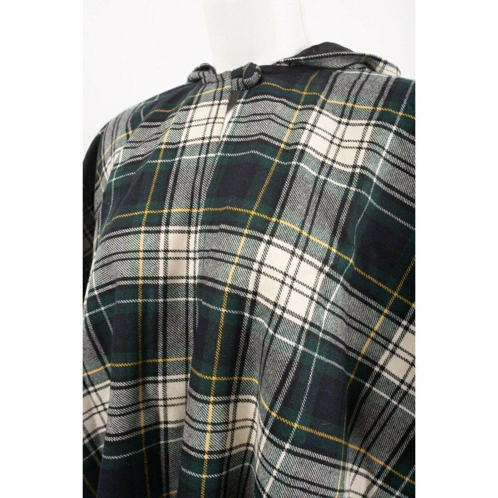 House of Ireland Girls Plaid Cape Poncho Coat & Skirt L 7-8 8-10 Tartan Plaid - Picture 5 of 11